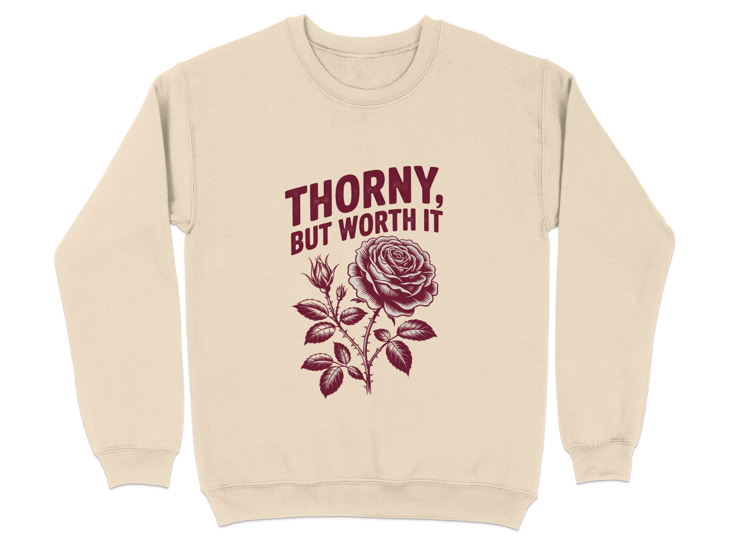 Thorny But Worth It Graphic Sweatshirt product type