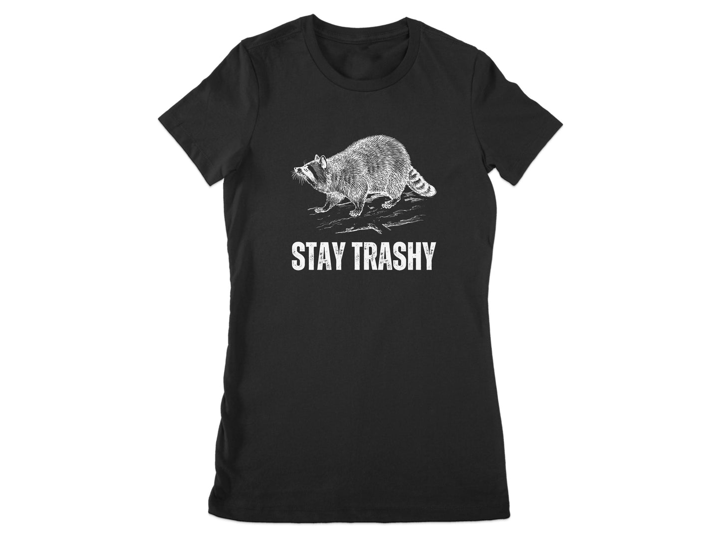 Stay Trashy Raccoon Graphic T-Shirt product