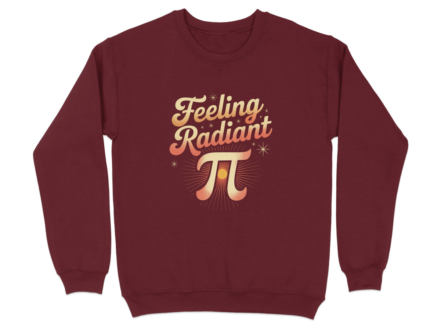 Feeling Radiant Pi Symbol Graphic Sweatshirt product