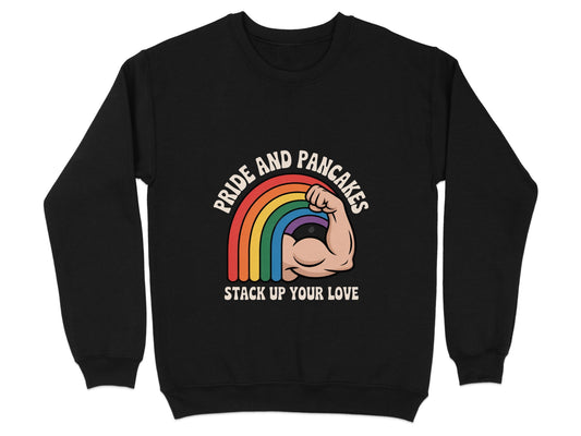 Pride and Pancakes Stack Up Your Love Sweatshirt product
