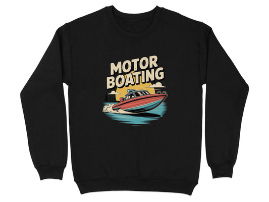 Motor Boating Graphic Design Cozy Sweatshirt product