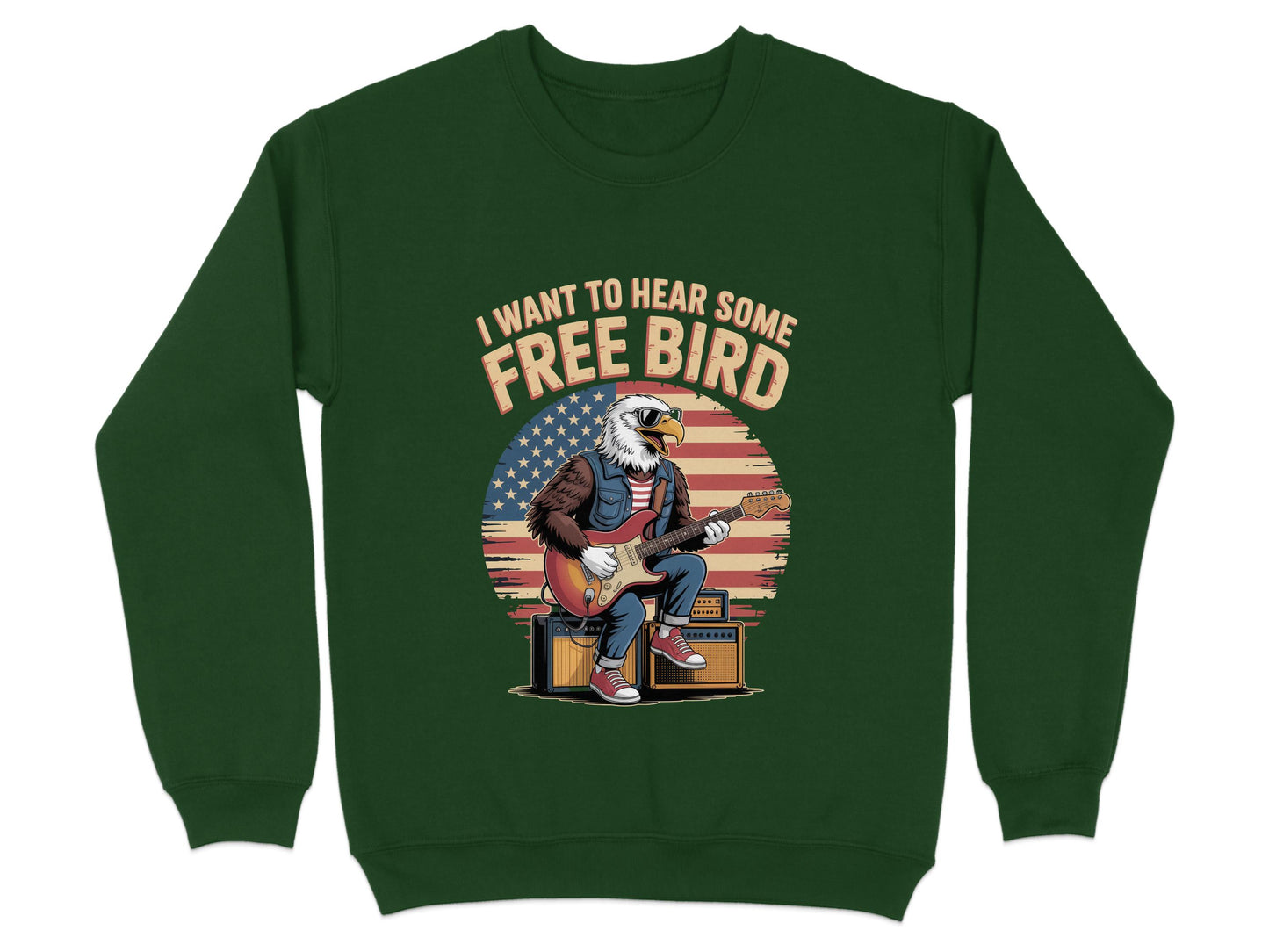 I Want to Hear Some Free Bird Guitar Sweatshirt Product