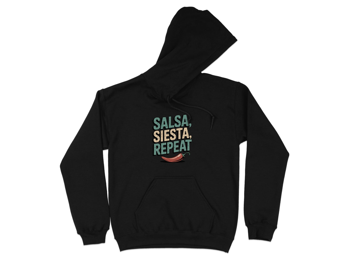 Salsa Siesta Repeat Graphic Hoodie product