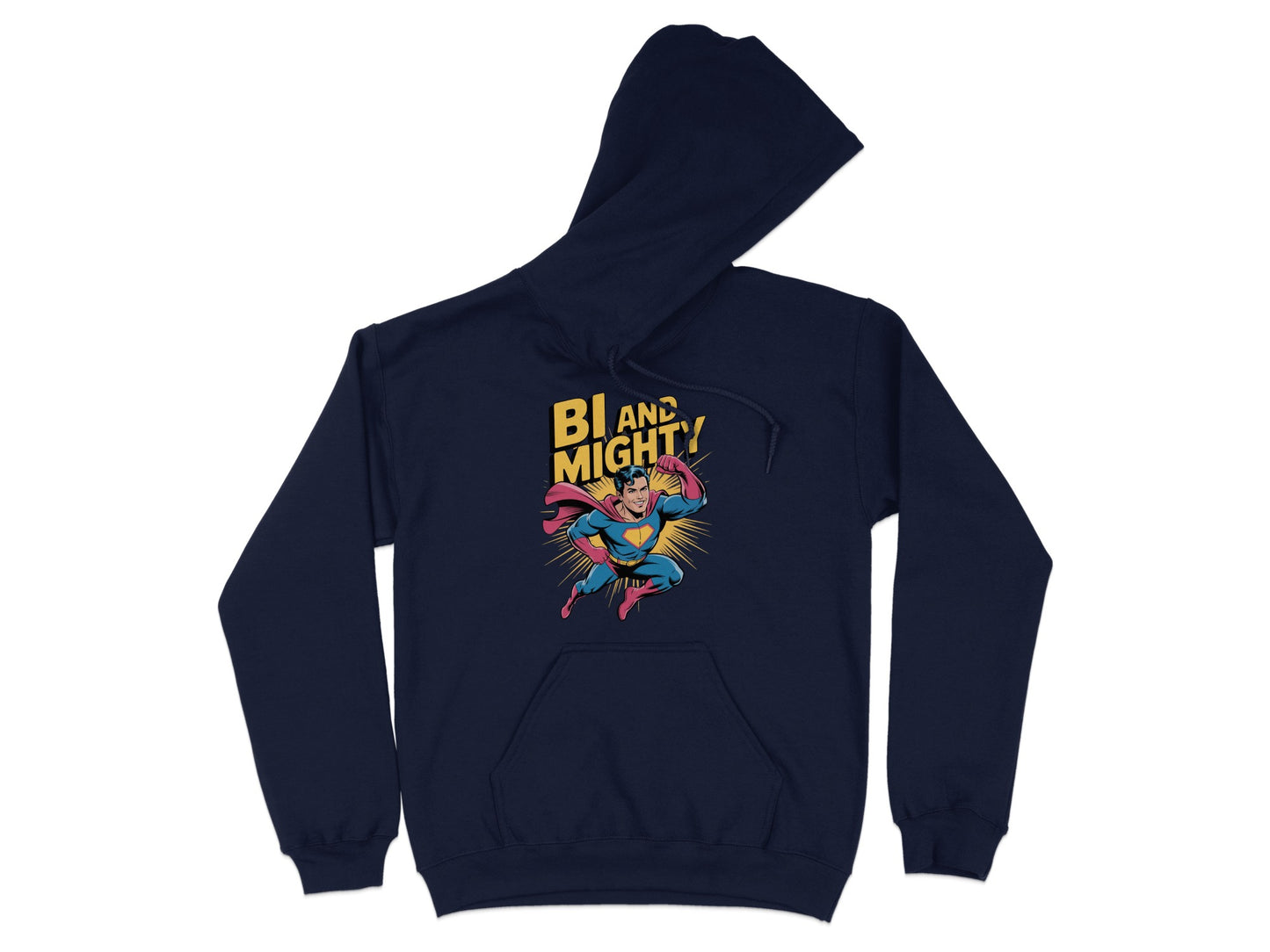 BI AND MIGHTY Graphic Superhero Hoodie product