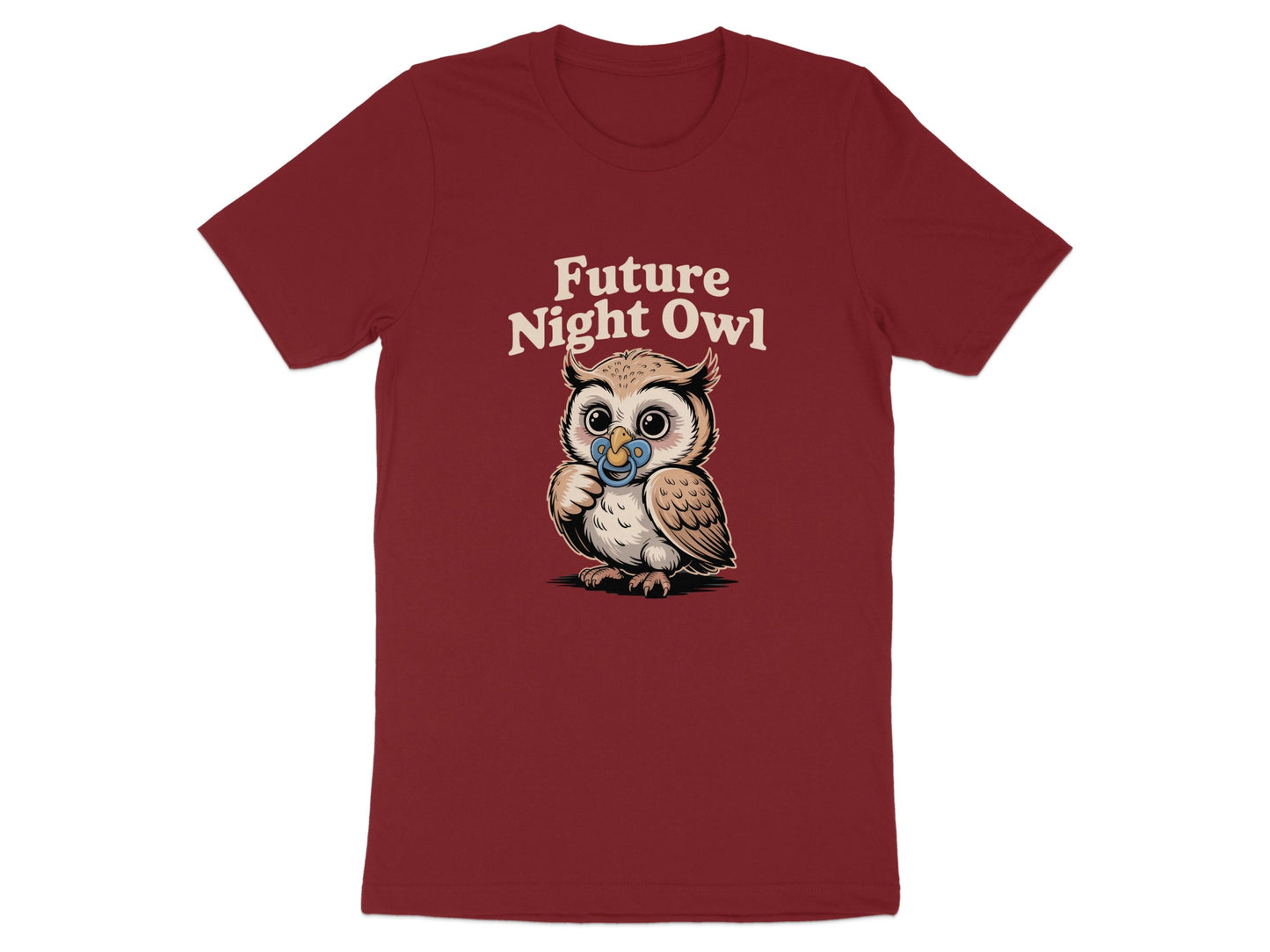 Future Night Owl Text and Owl Graphic Shirt product