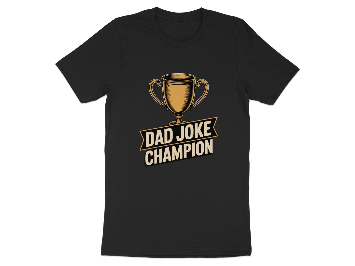 Dad Joke Champion Trophy Graphic T-Shirt product type