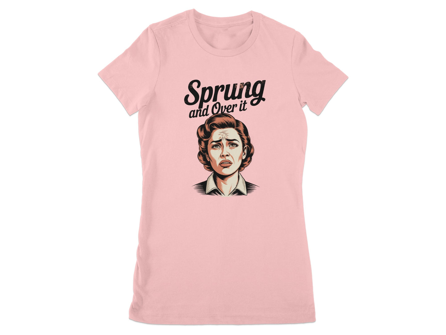 Sprung and Over it Graphic Printed T-shirt product
