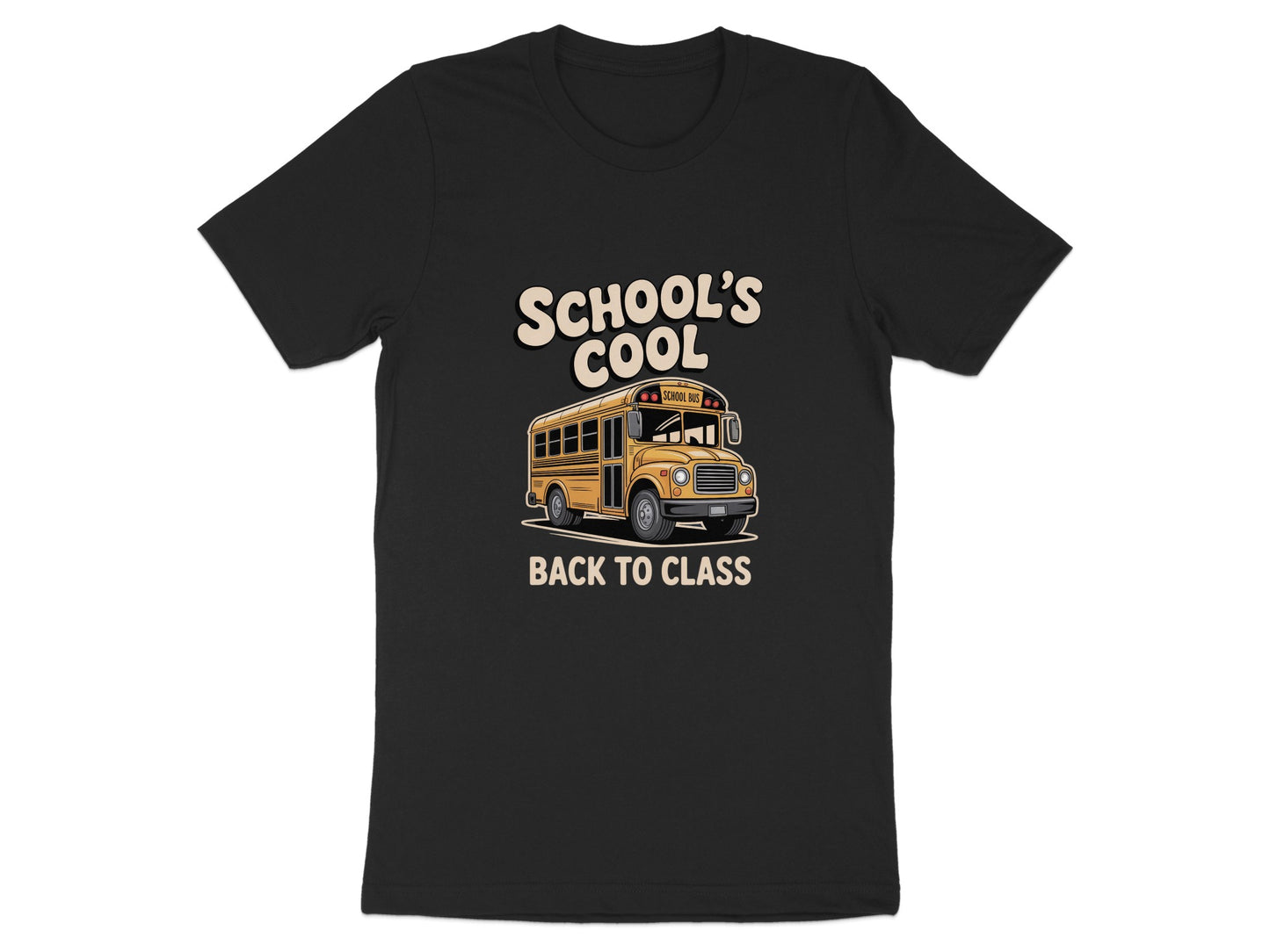 School's Cool Back to Class School Bus T-Shirt product type