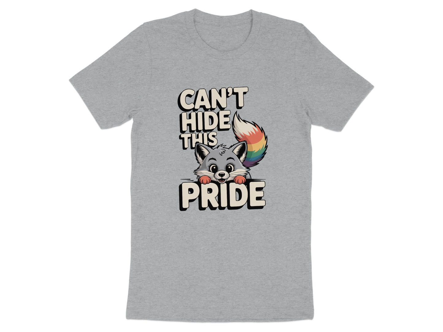 Can't Hide This Pride Rainbow Fox Graphic product type