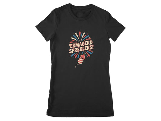 Ermagerd Sprekler Firework Fun Graphic T-shirt product