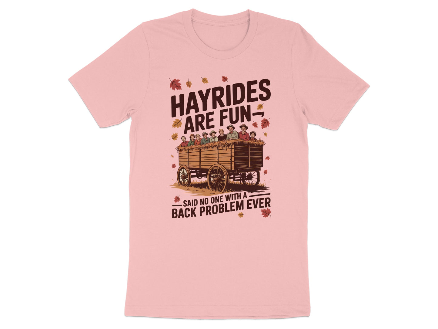 Hayrides Are Fun Said No One Ever Back Problem T-Shirt Product