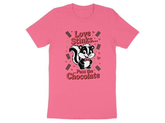 Love Stinks Pass the Chocolate T-Shirt product
