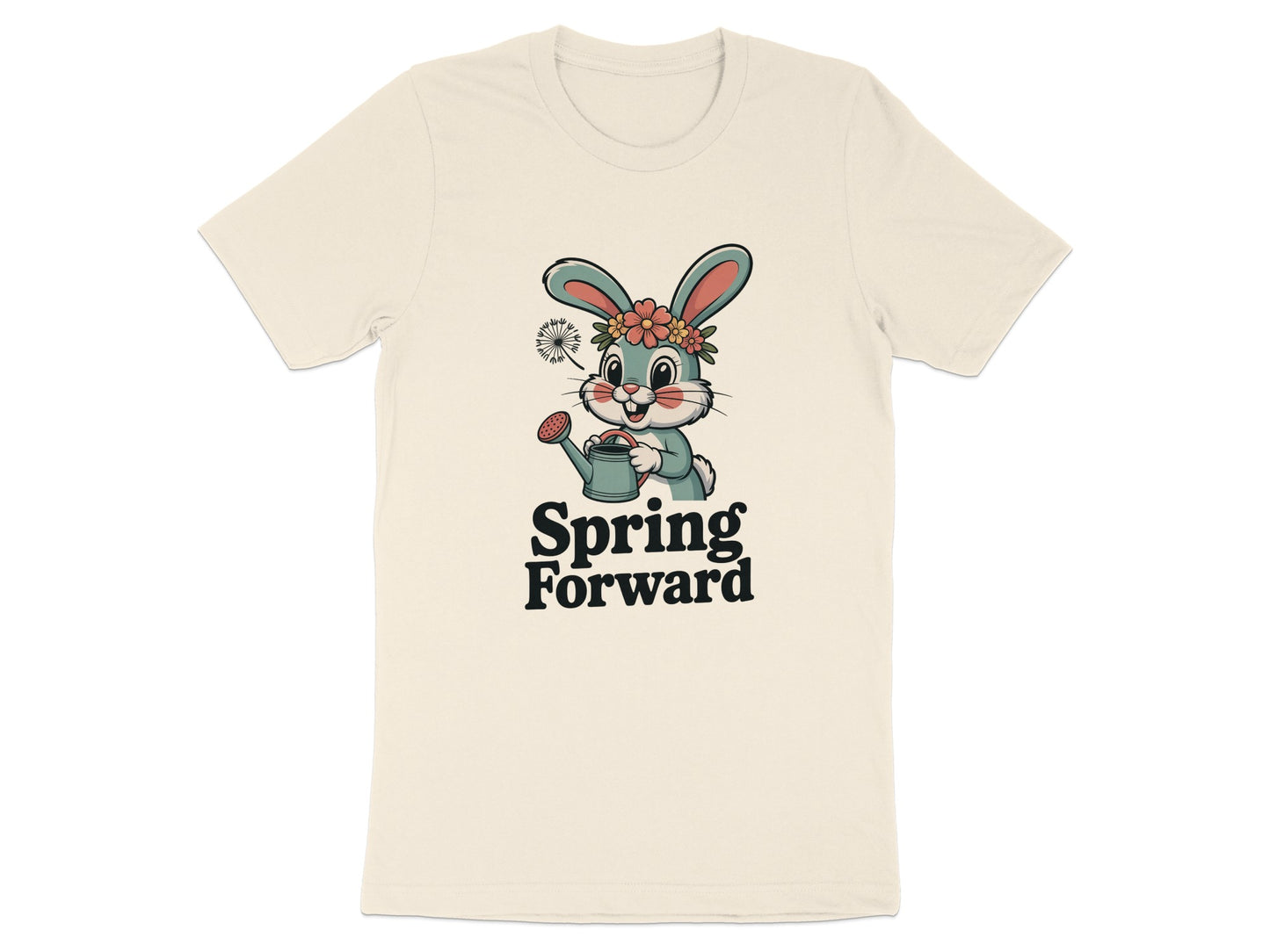 Spring Forward Bunny Graphic Printed T-Shirt product