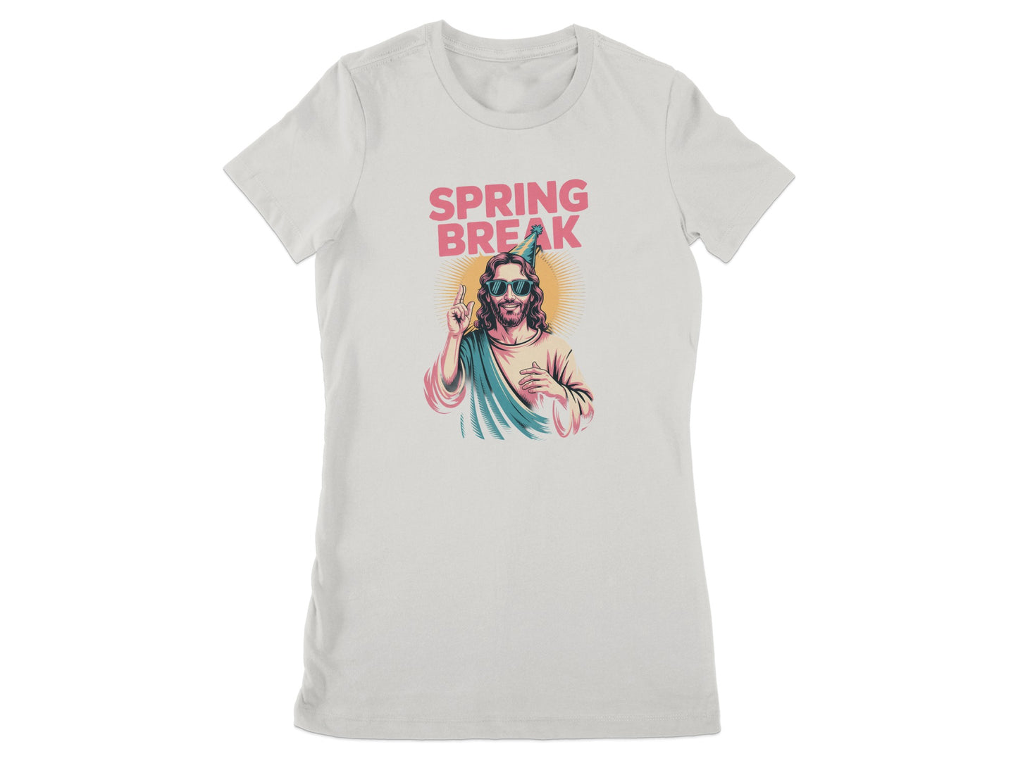 Spring Break Graphic Tee Vibrant Print T-Shirt product