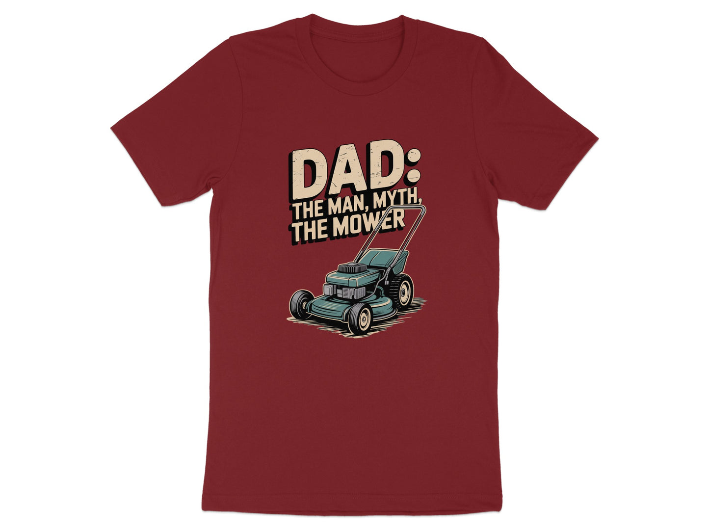 DAD The Man Myth The Mower Graphic T shirt product type