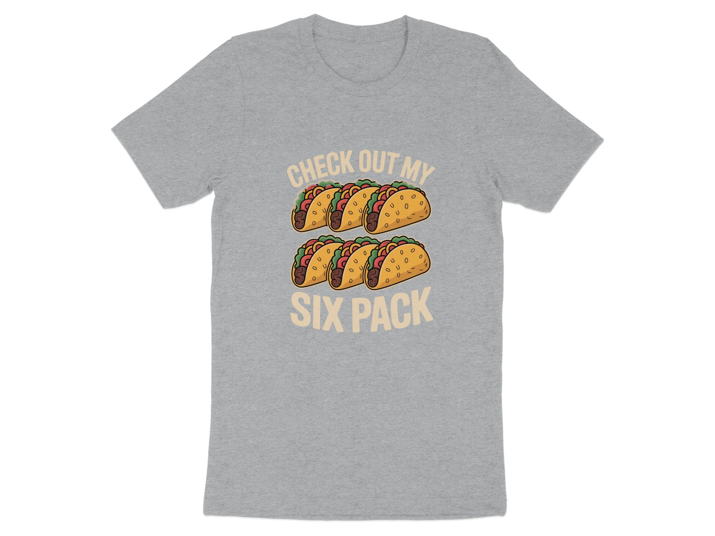 Check Out My Six Pack Tacos Graphic T-Shirt product