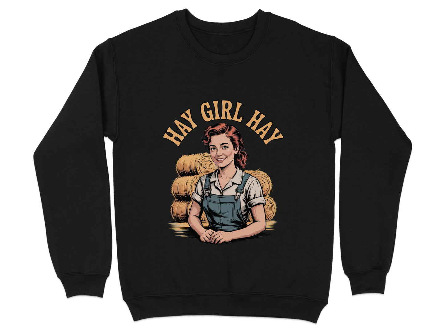 Hay Girl Hay Graphic Printed Sweatshirt product