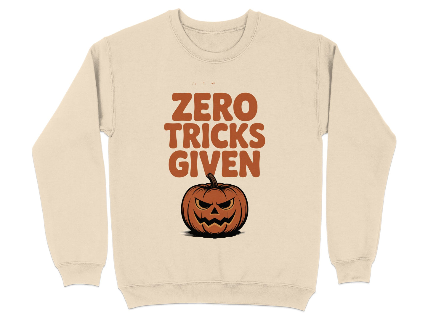 Zero Tricks Given Halloween Pumpkin Sweatshirt product