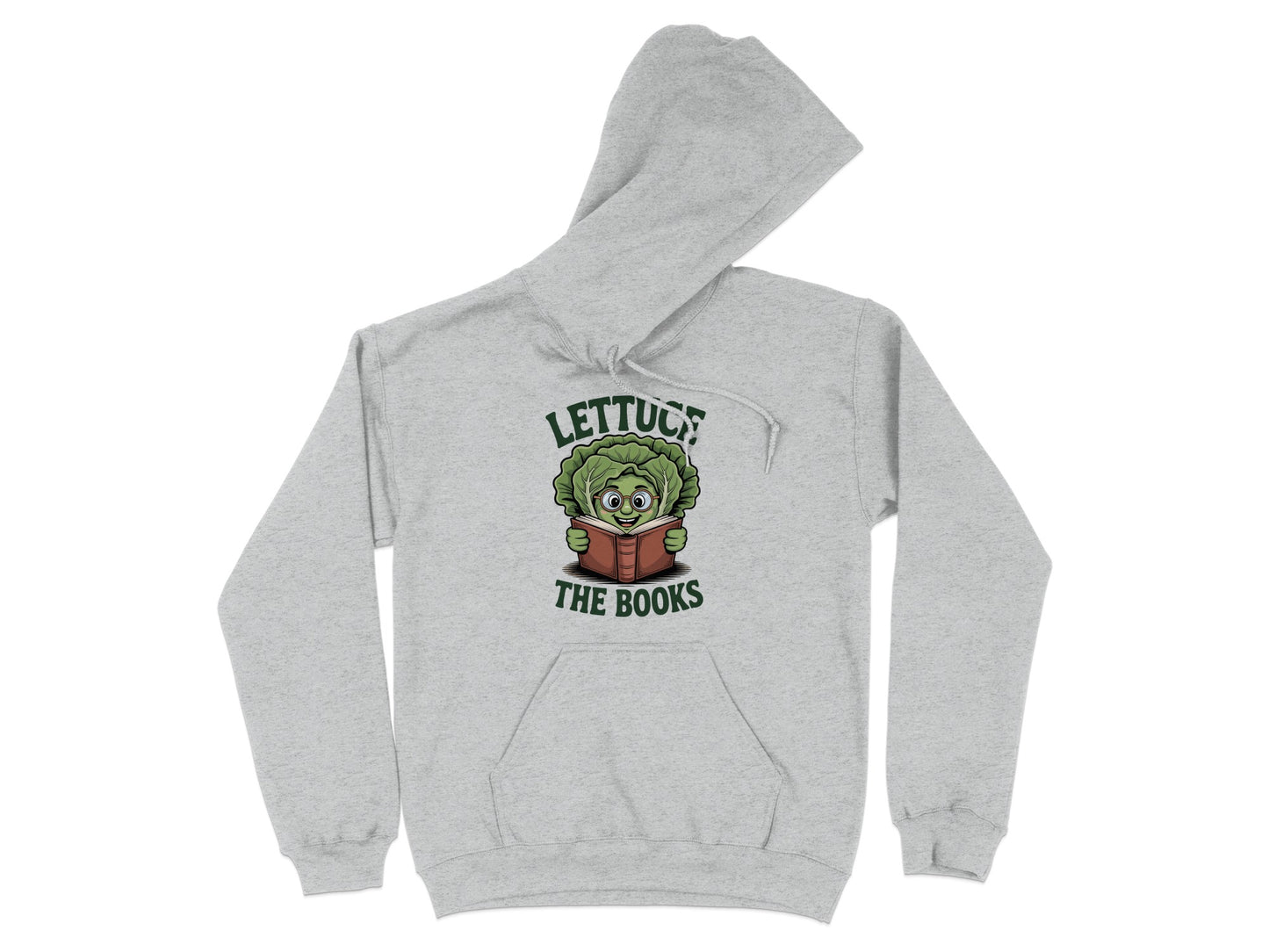 Lettuce The Books Graphic Grey Hoodie product