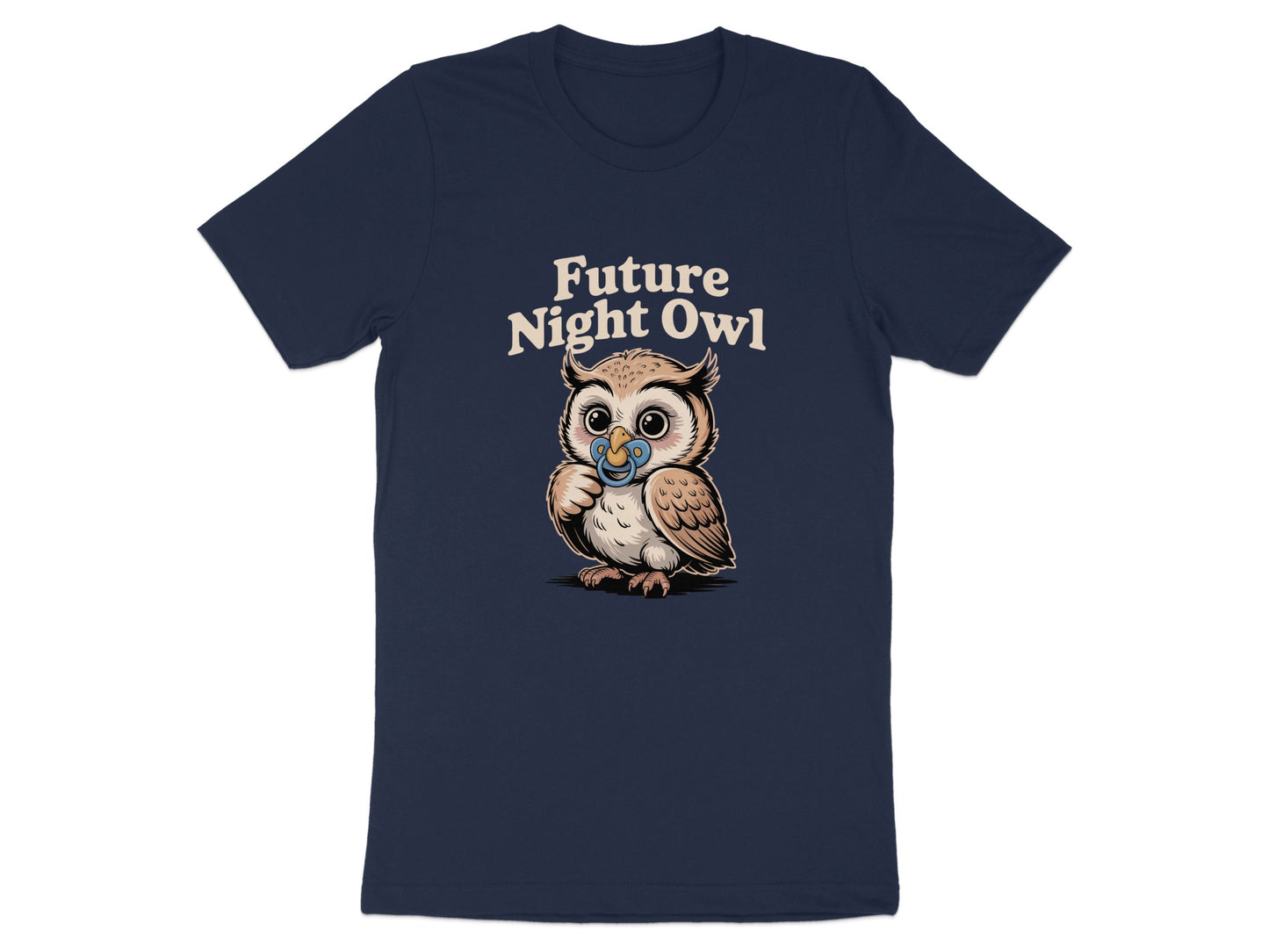 Future Night Owl T-shirt with Cute Owl Design T-shirt product