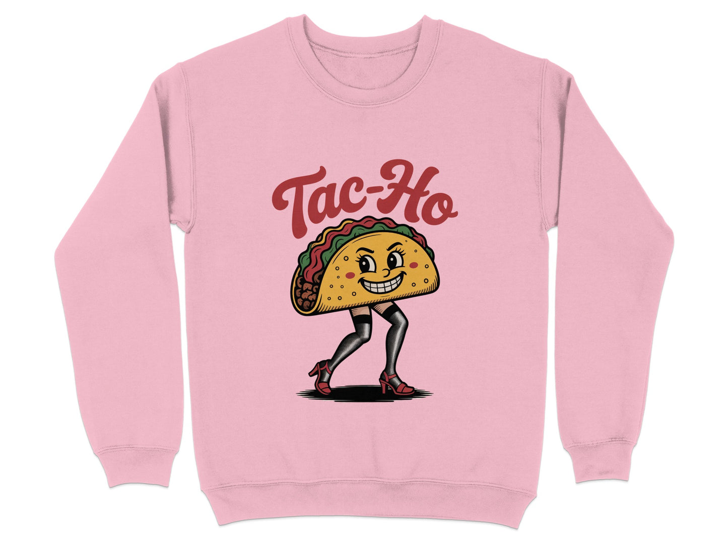 Funny Taco Character Pink Sweatshirt product