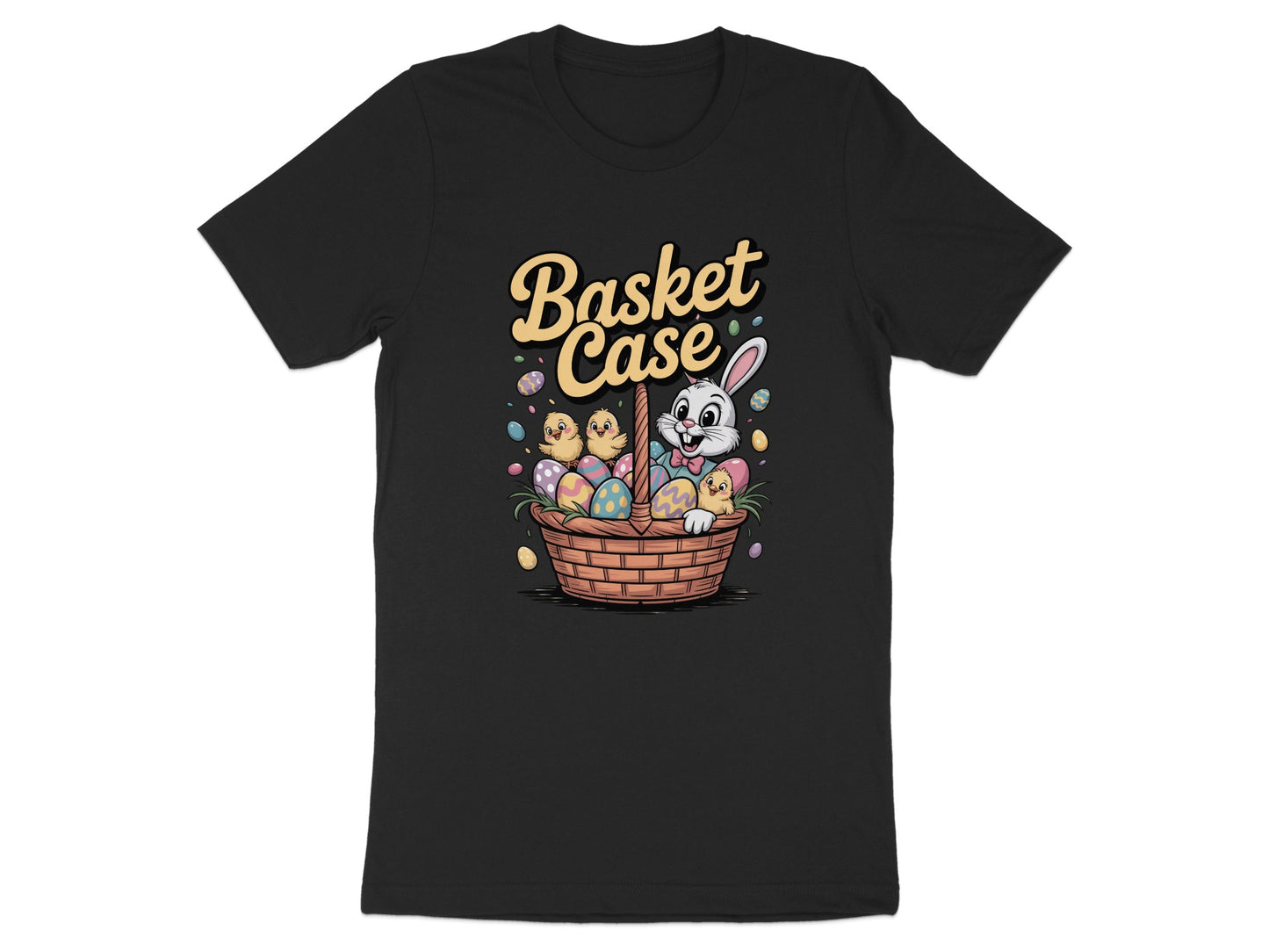 Basket Case Easter Bunny and Chicks T-Shirt product type