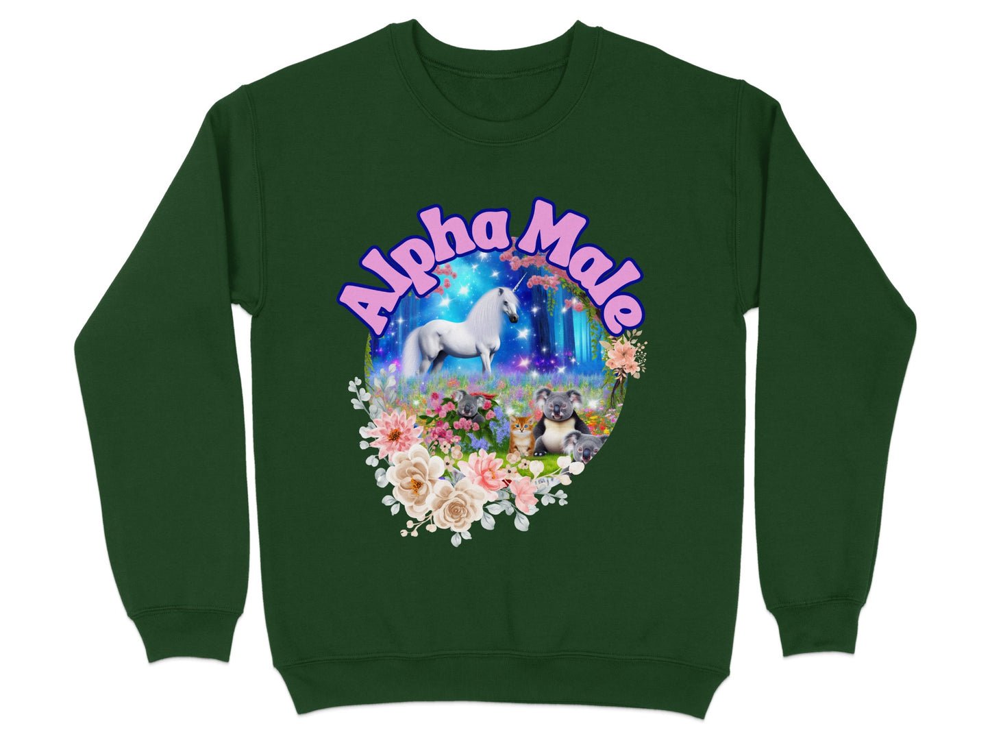 Alpha Male Fantasy Animals Graphic Sweatshirt product type