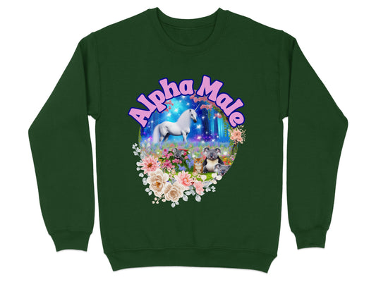 Alpha Male Fantasy Animals Graphic Sweatshirt product type