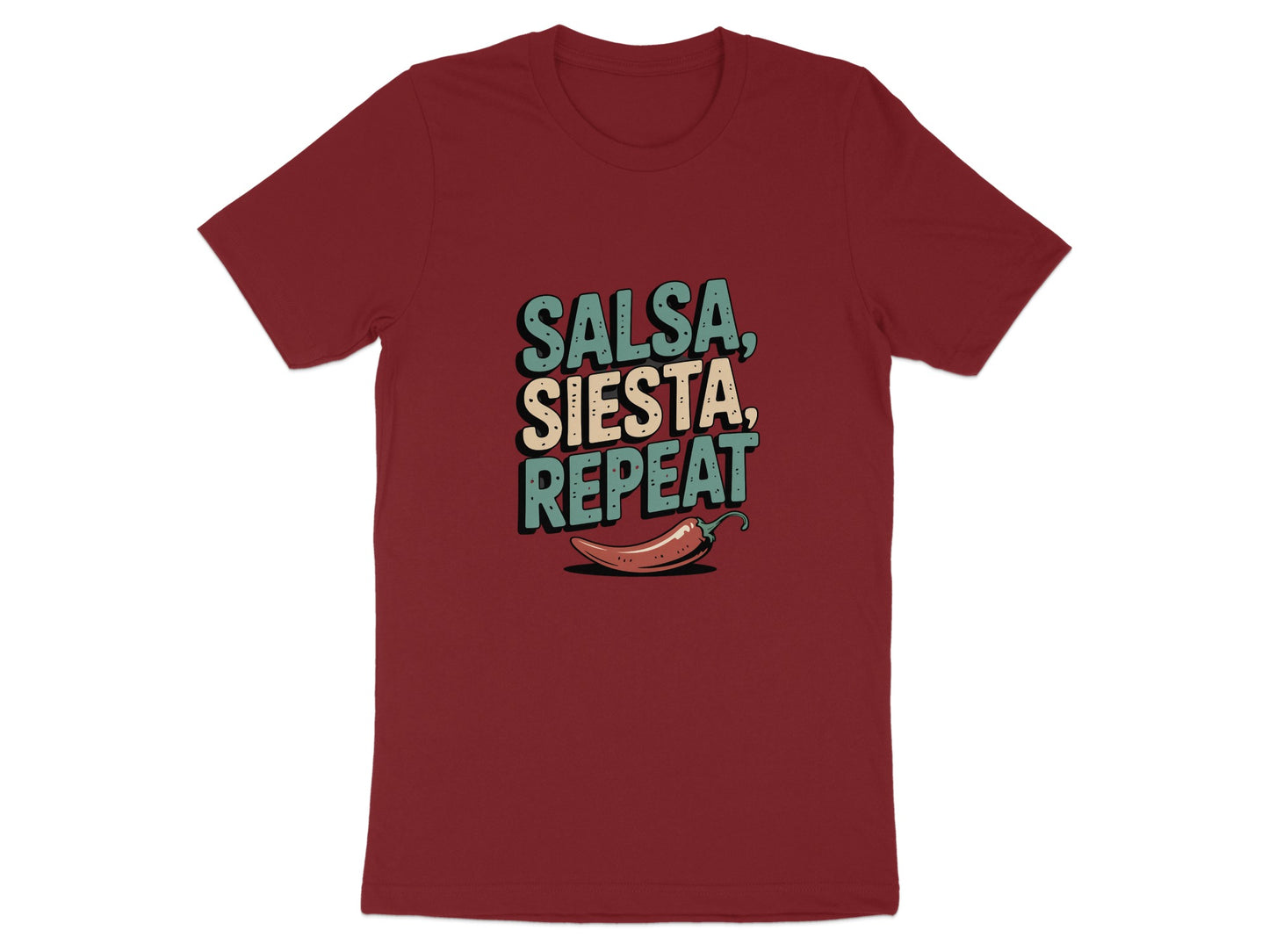 Salsa Siesta Repeat Graphic T-shirt product type