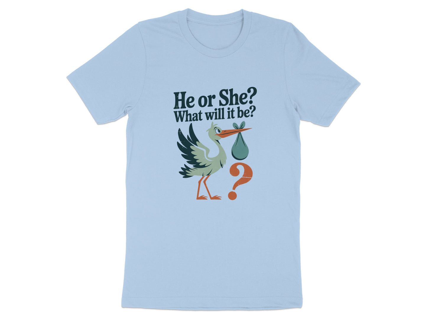 He or She What will it be Stork Baby Gender Reveal product