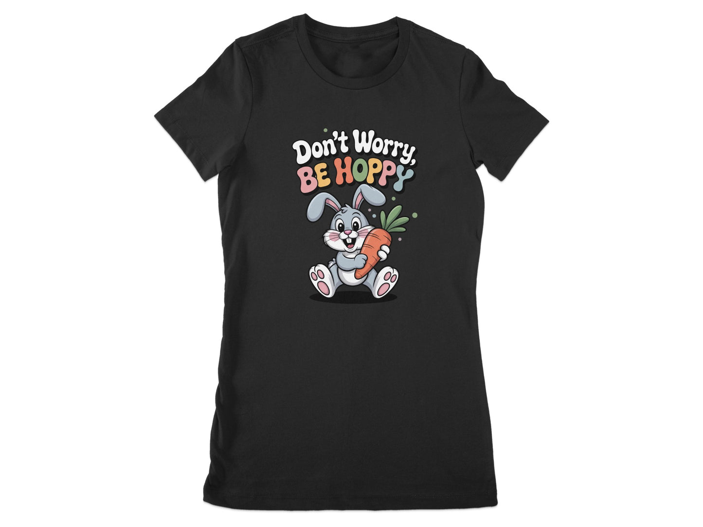 Don't Worry Be Hoppy Cute Bunny T-shirt product