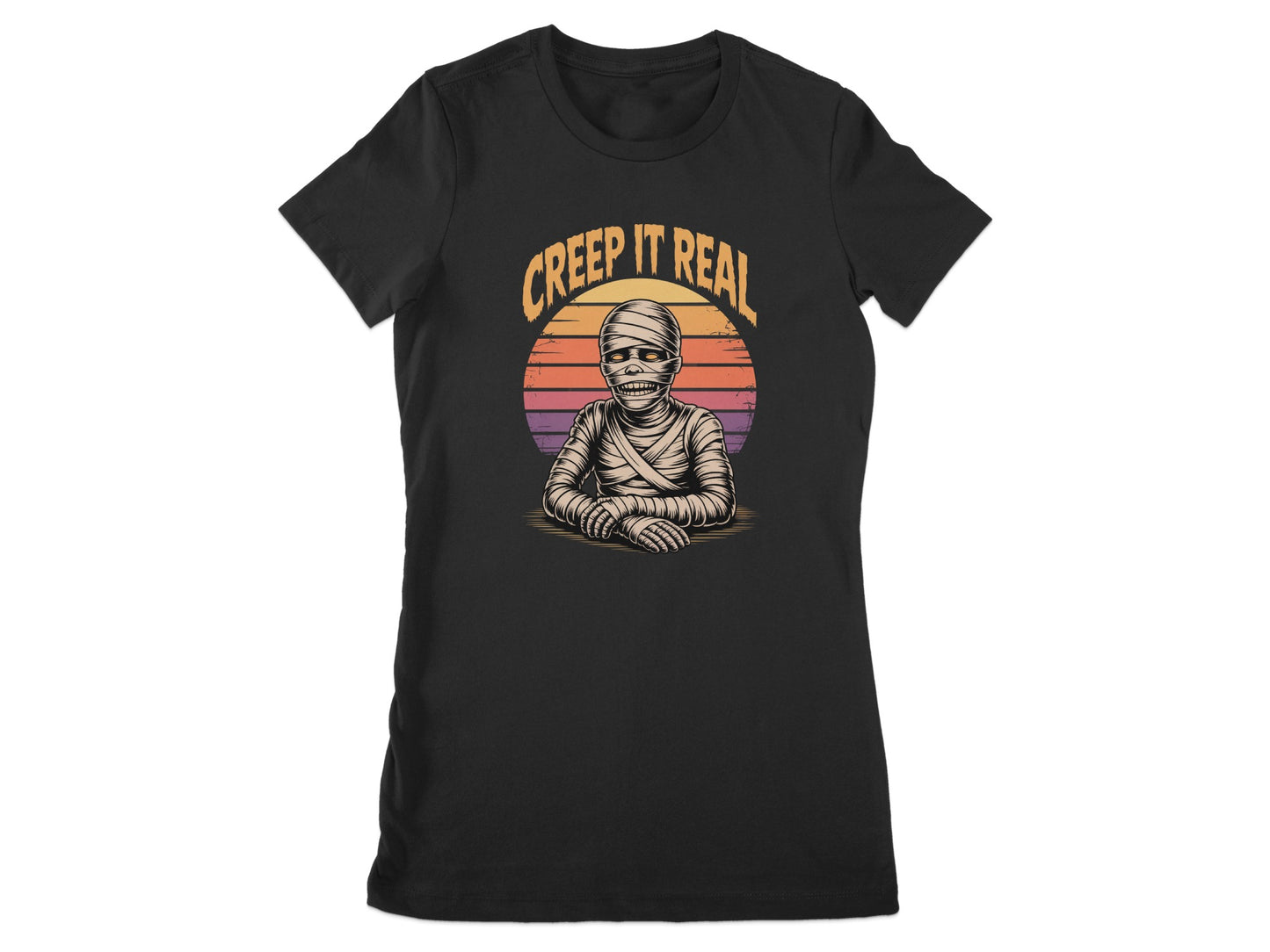 Creep It Real Graphic Design Themed Apparel product type