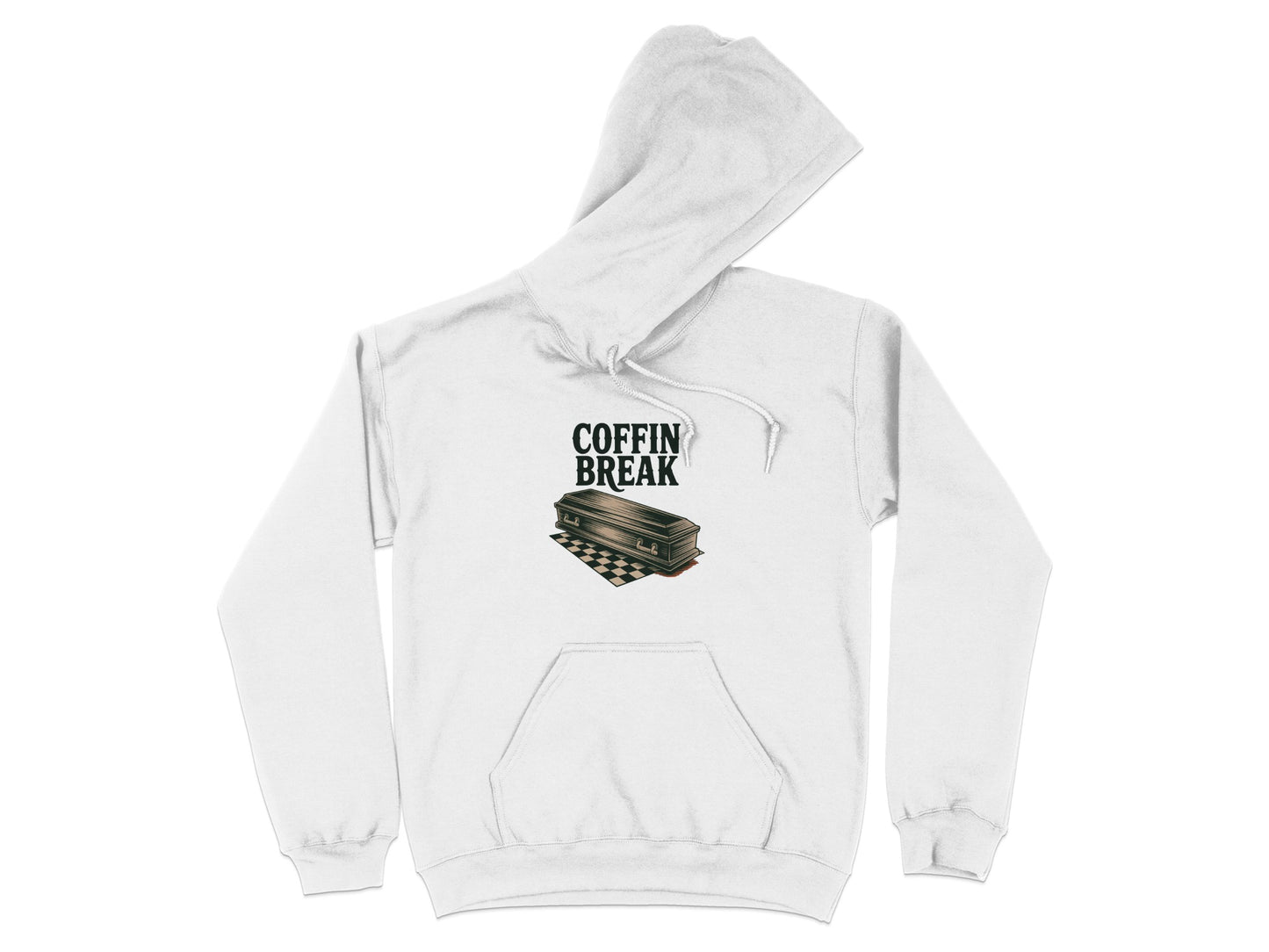 Coffin Break Graphic Hoodie Comfortable Sweatshirt product