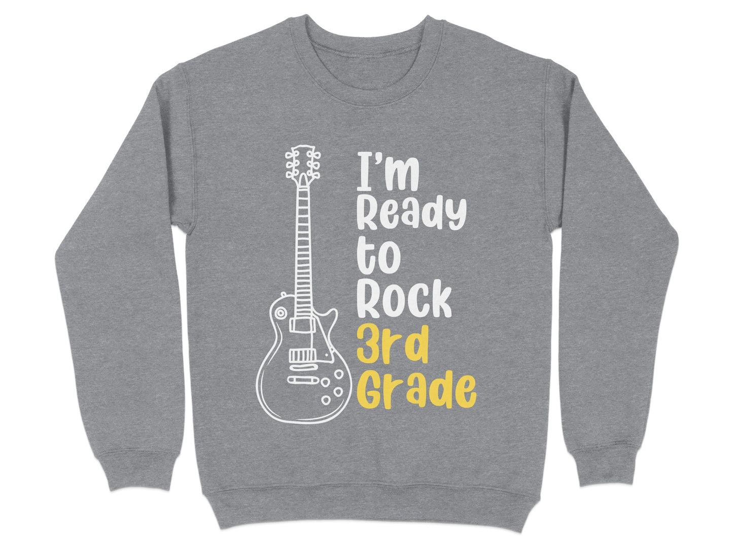 I'm Ready to Rock 3rd Grade Guitar Sweatshirt product
