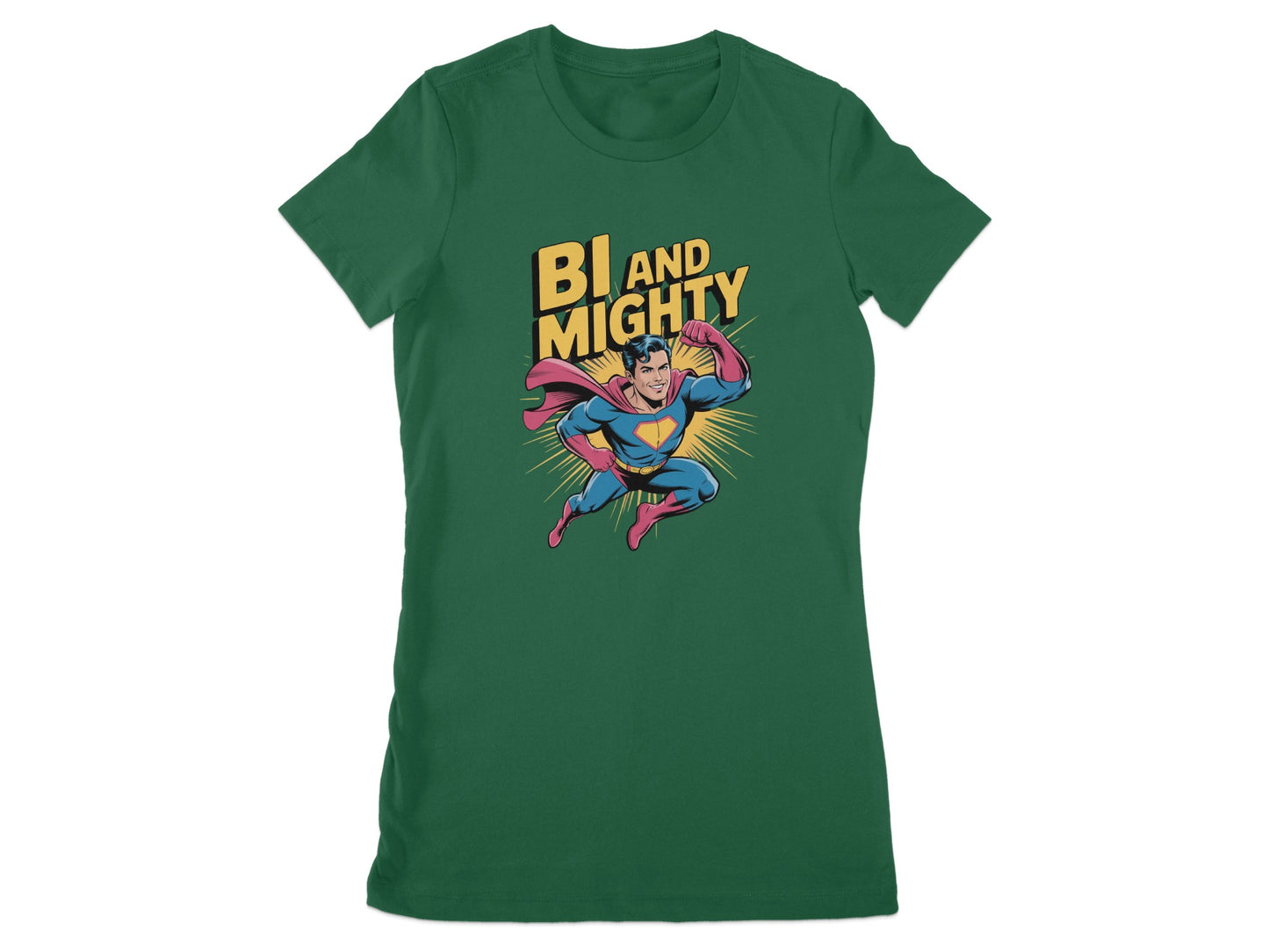 BI AND MIGHTY Superhero Graphic T-shirt product type