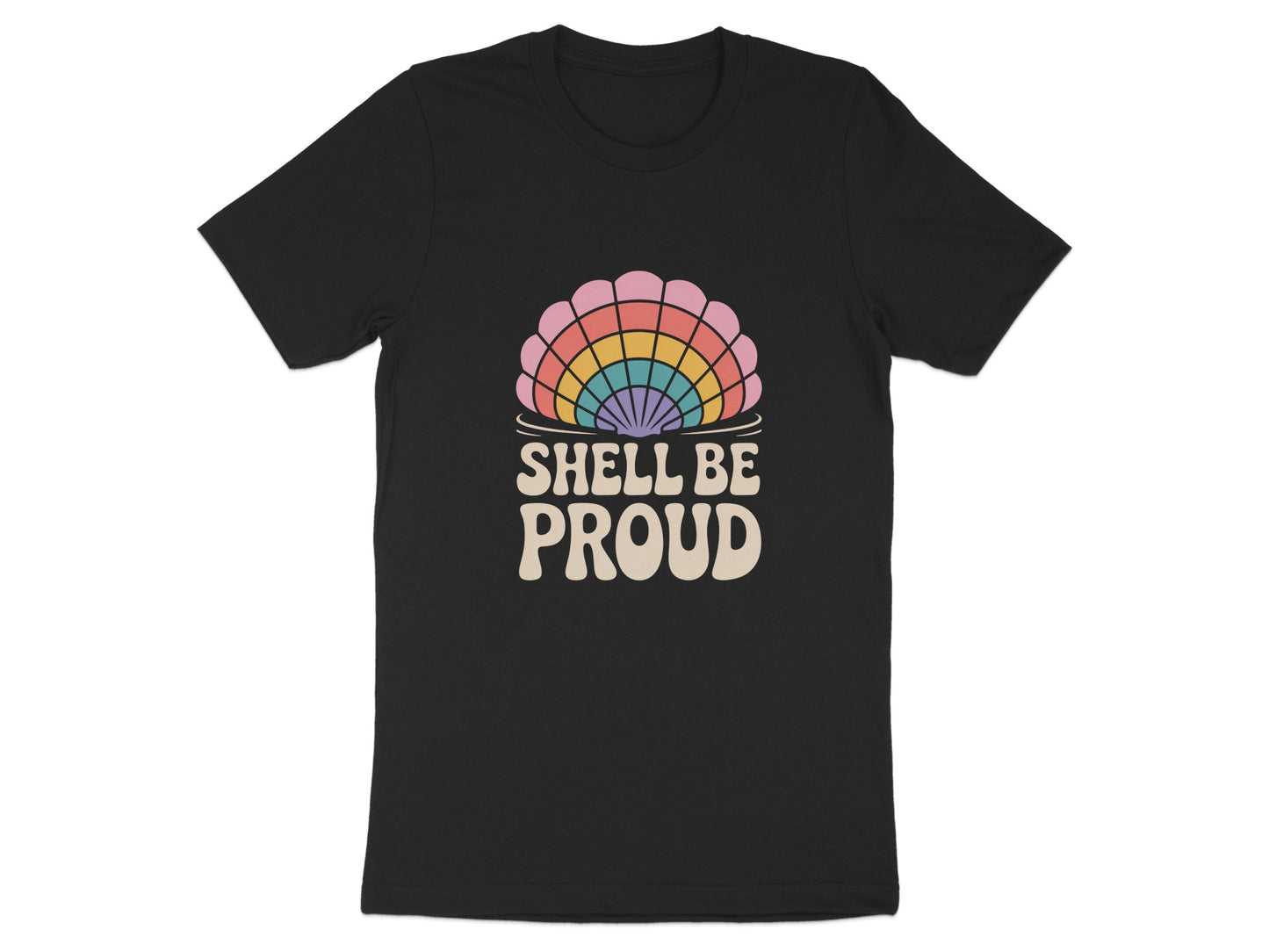 Shell Be Proud Colorful Seashell Graphic T-shirt product