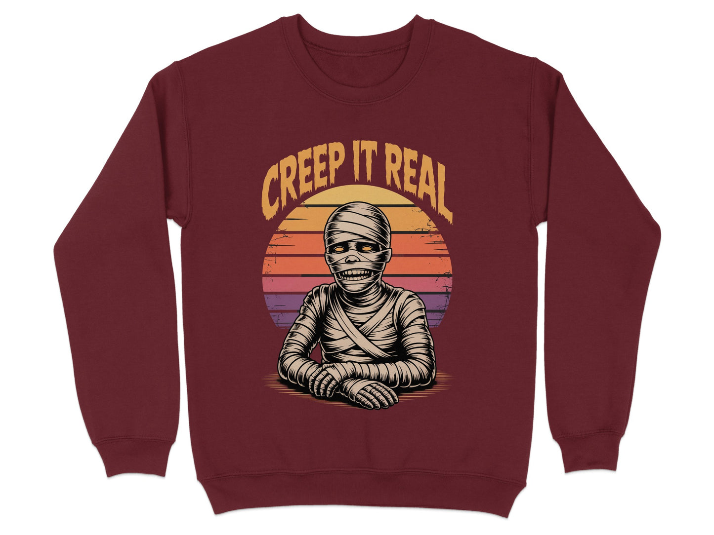 Creep It Real Vintage Mummy Design Sweatshirt product type