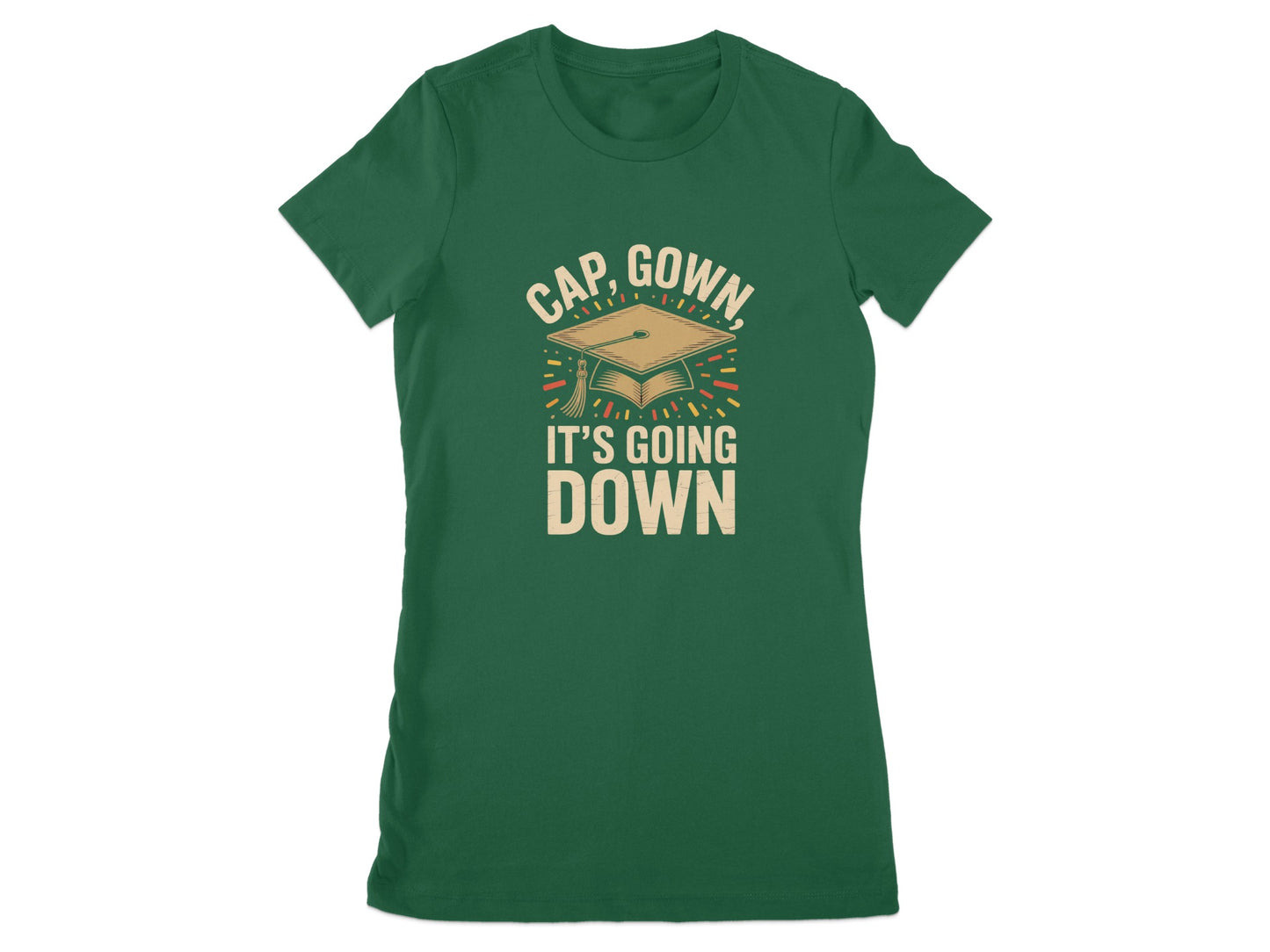 Cap Gown It's Going Down Graphic Tee product type