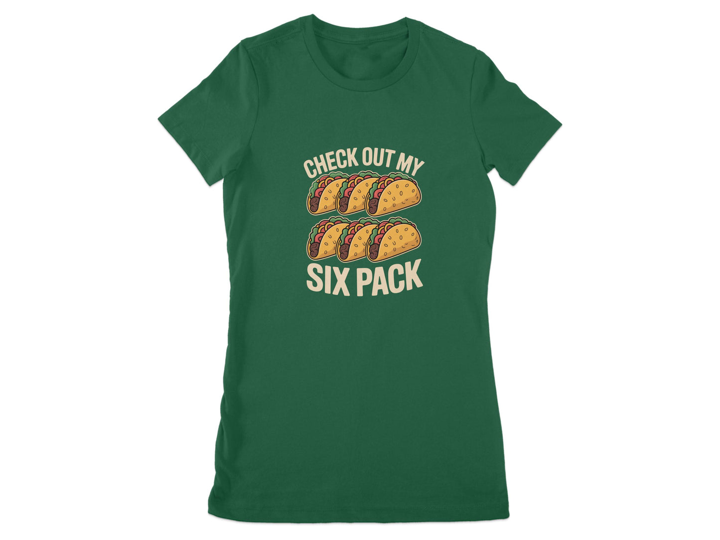 Check Out My Six Pack Tacos Graphic T-shirt product type
