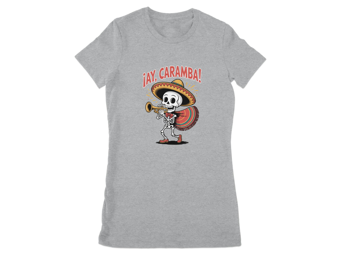 Ay Caramba Skeleton Graphic T-Shirt product type