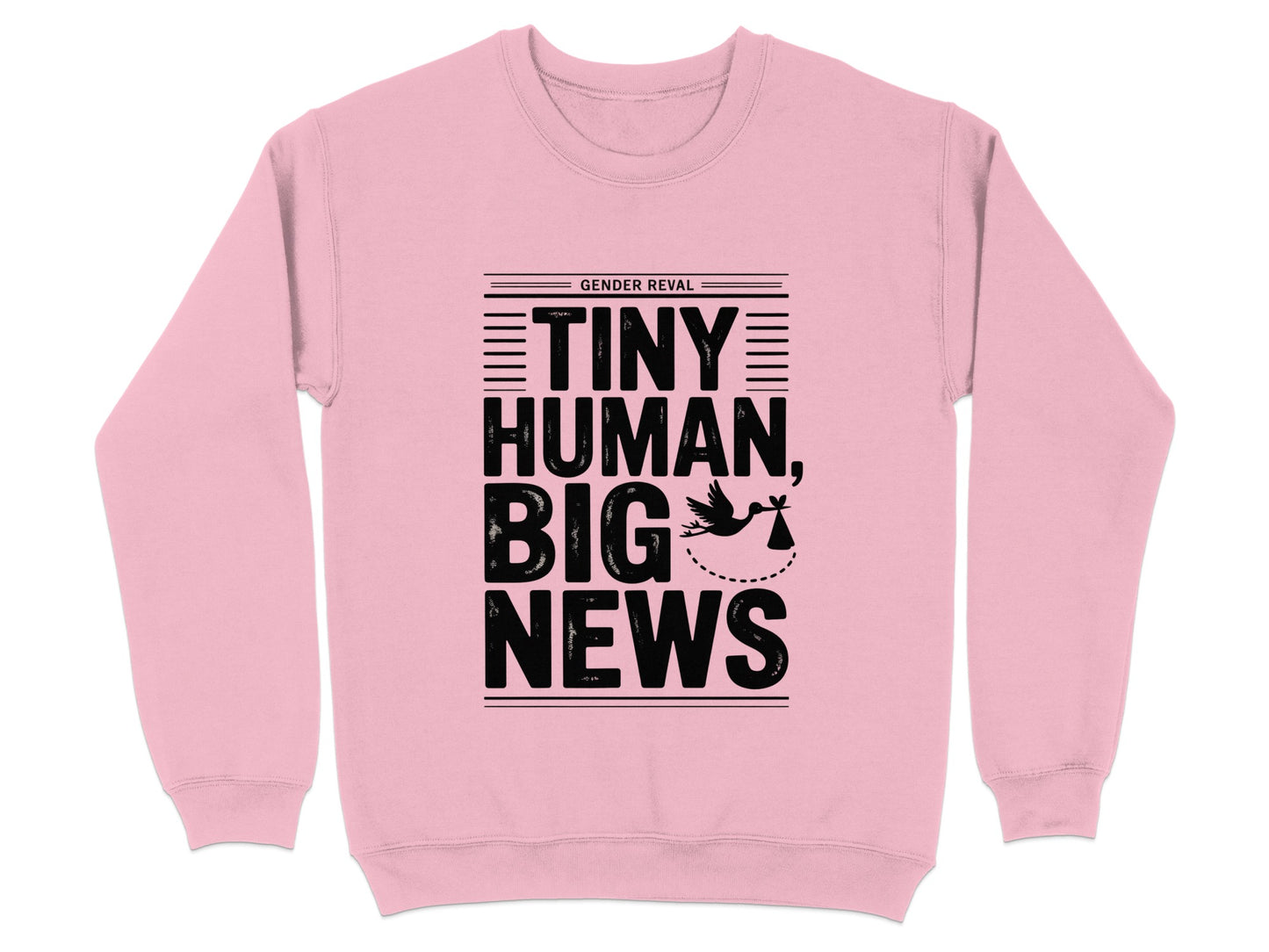 Tiny Human Big News Gender Reveal Sweater product type