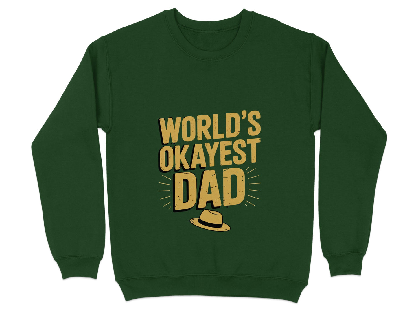 World's Okayest Dad Funny Sweatshirt Product