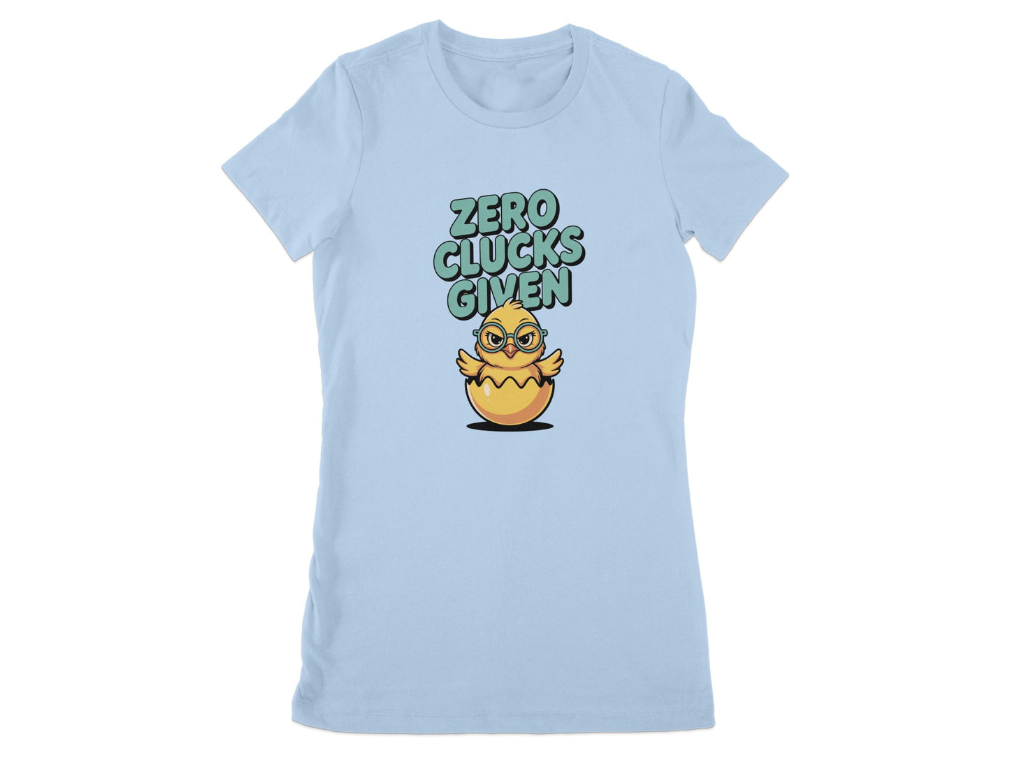 Zero Clucks Given Humorous Graphic T-shirt product type