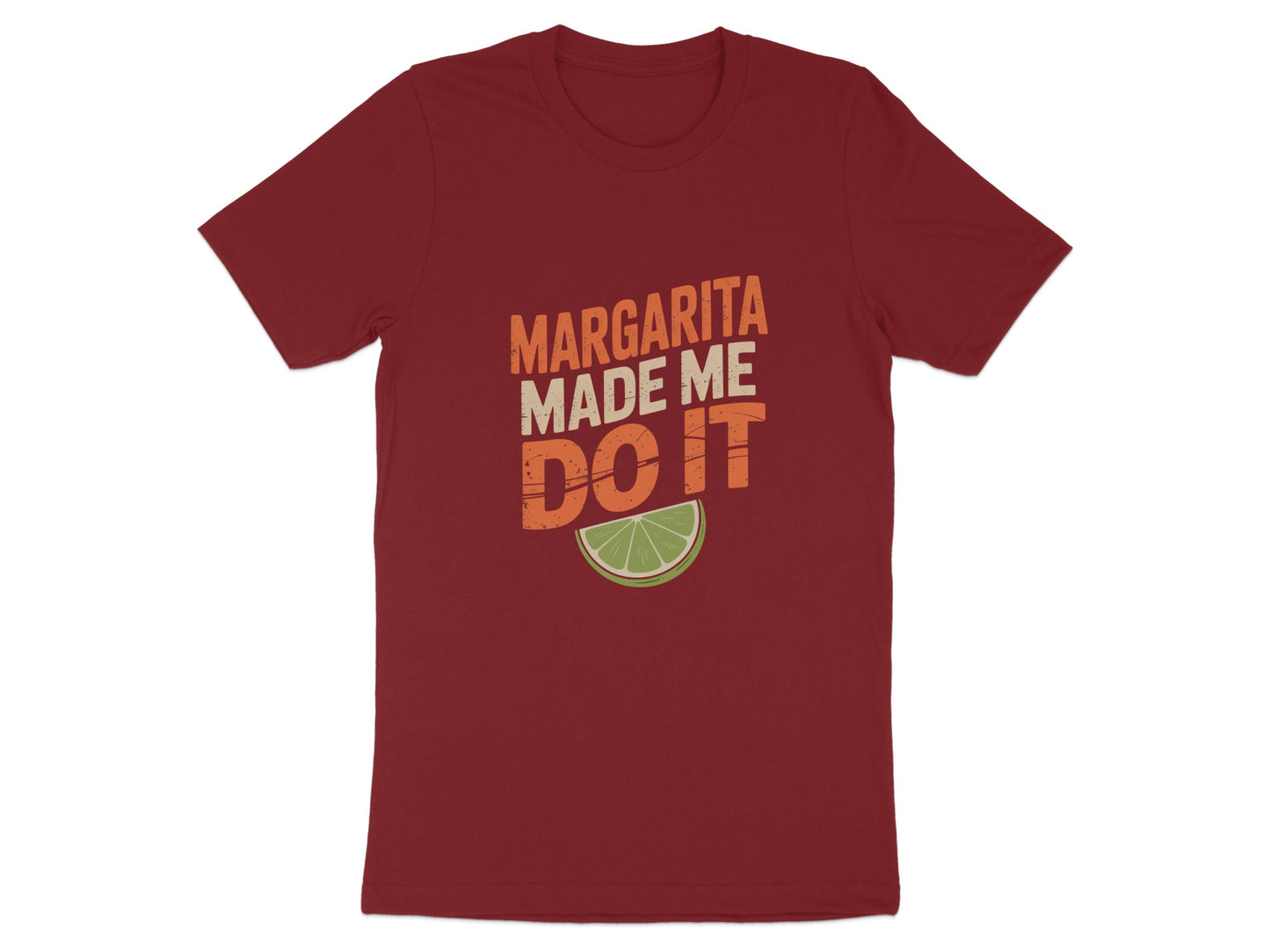 Margarita Made Me Do It Funny Graphic Shirt product type