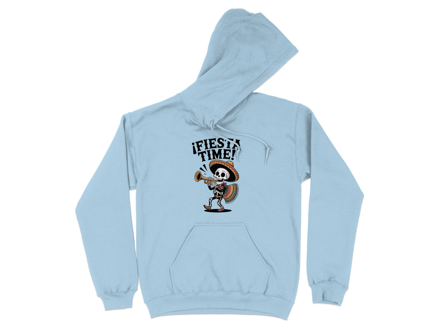 Fiesta Time Skeleton Mariachi Hooded Sweatshirt product