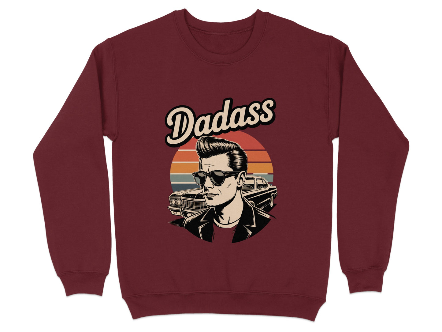 Retro Dadass Graphic Print Sweatshirt product