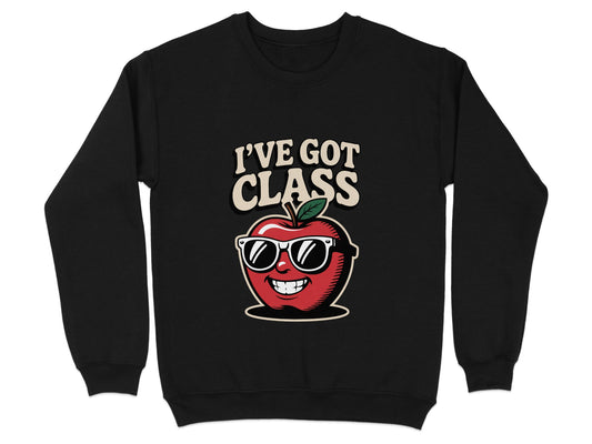 I've Got Class Funny Apple Graphic Sweatshirt product