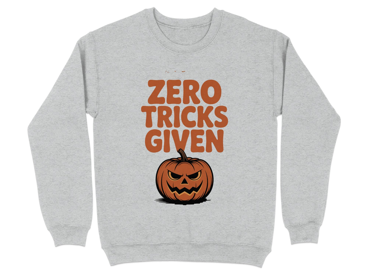 Zero Tricks Given Halloween Pumpkin Sweatshirt Product