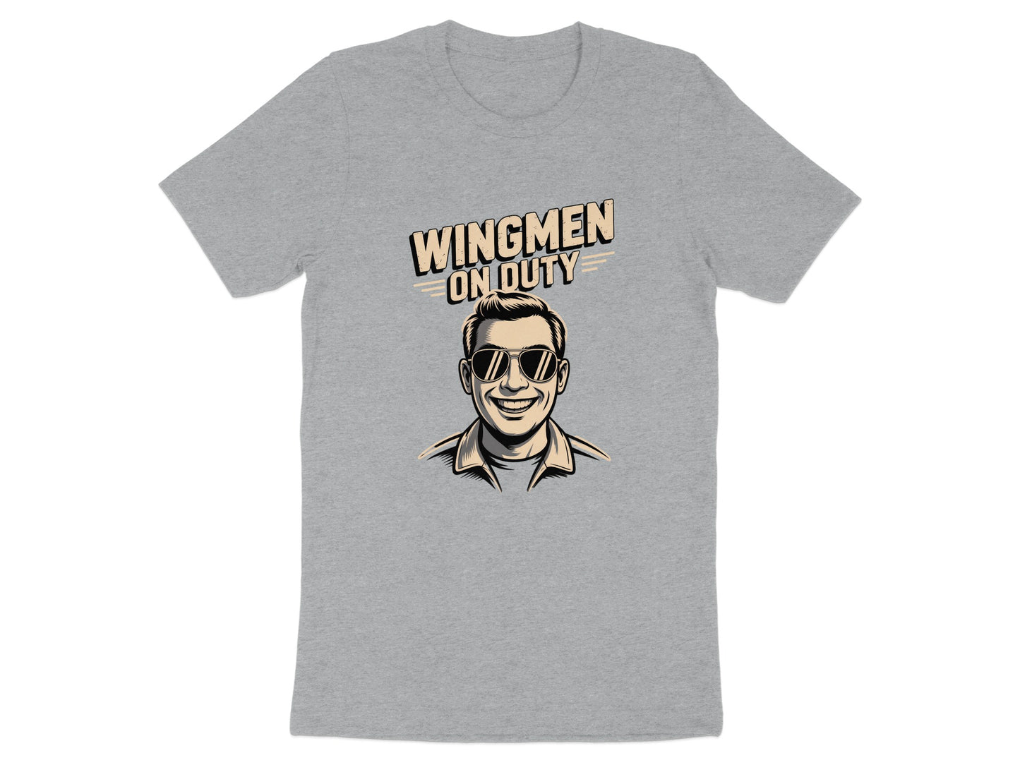 Wingmen On Duty Graphic Tee Vintage Style Shirt product