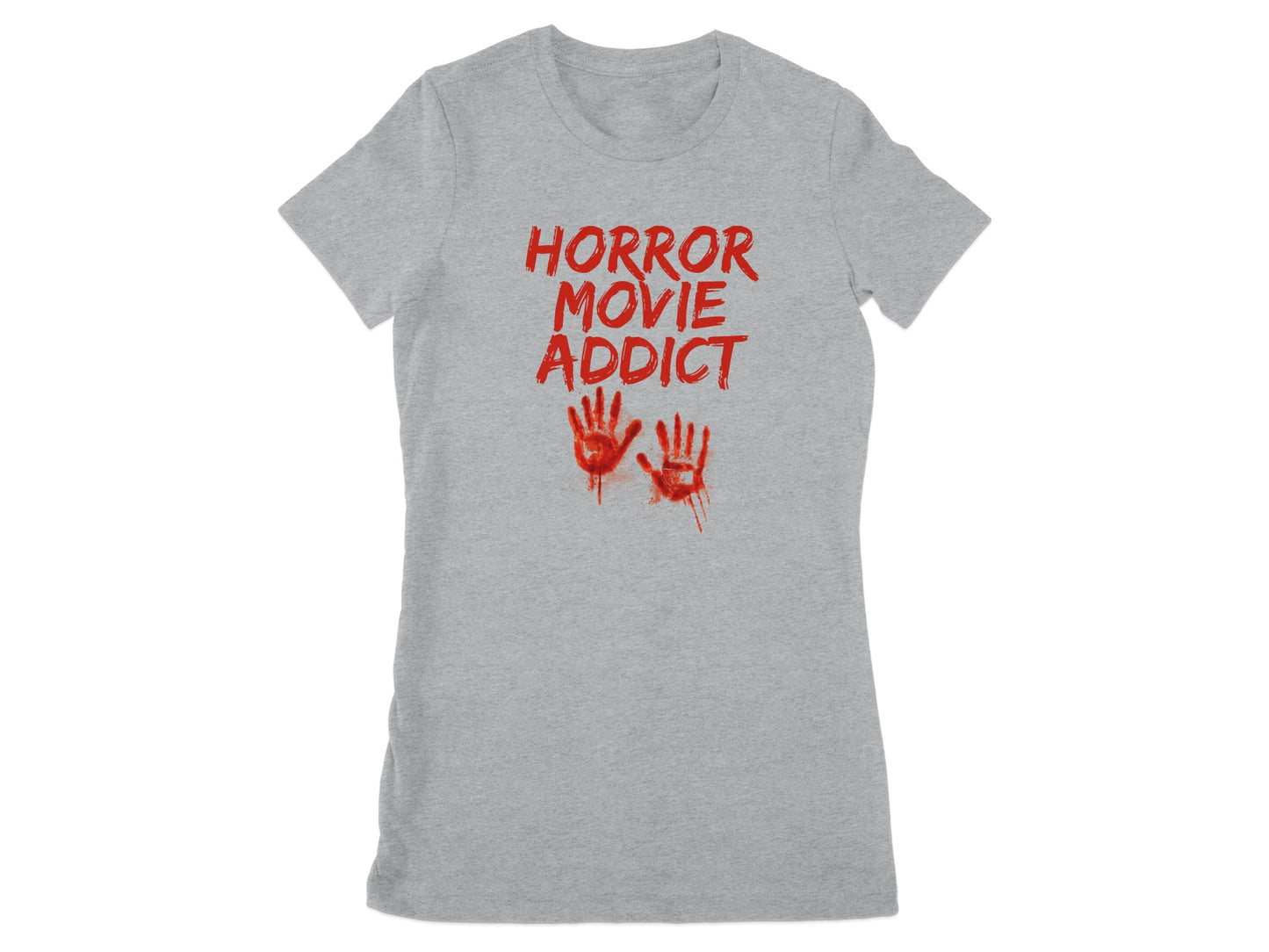 Horror Movie Addict Blood Handprints T-Shirt product